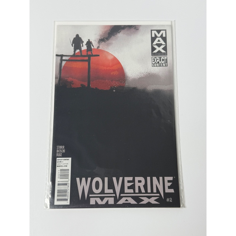 Wolverine MAX 2 2013 Marvel Comics Jason Starr Jock Cover Art Logan X-Men